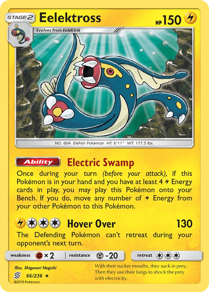 Eelektross (66/236) – Sun & Moon: Unified Minds – For Sale
