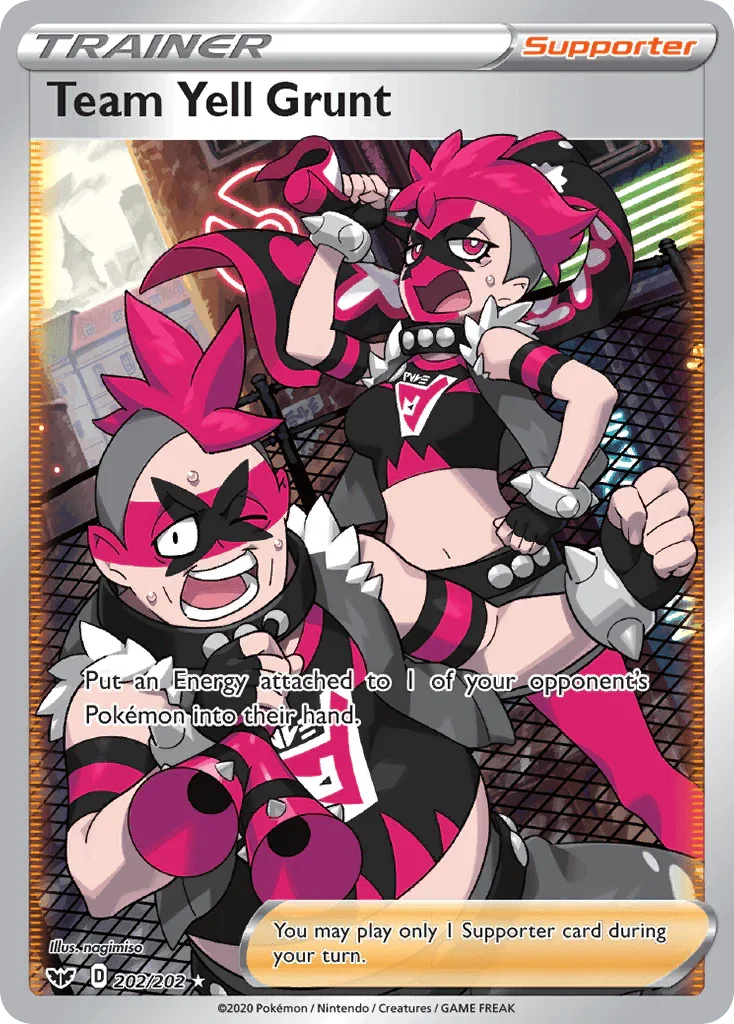 Team Yell Grunt (202/202) – Sword & Shield: Base Set | Fast Shipping