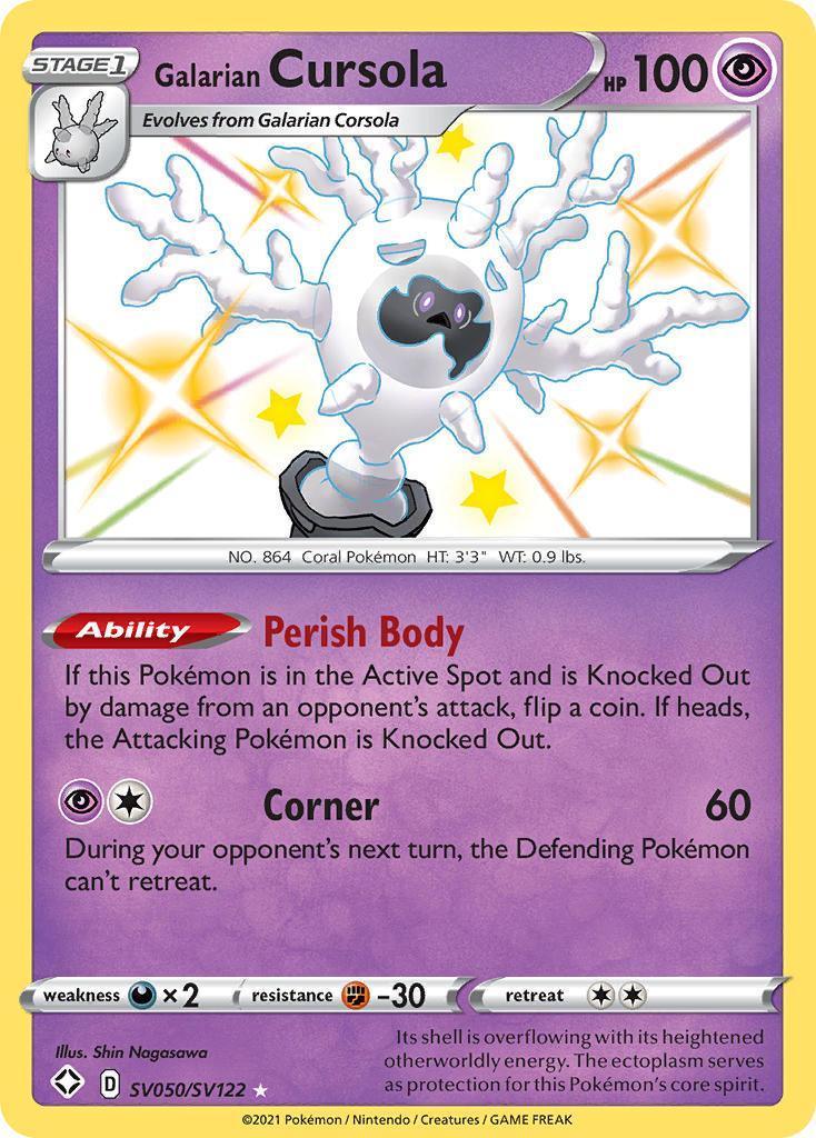 Galarian Cursola (SV050/SV122) – Sword & Shield: Shining Fates – Buy Now