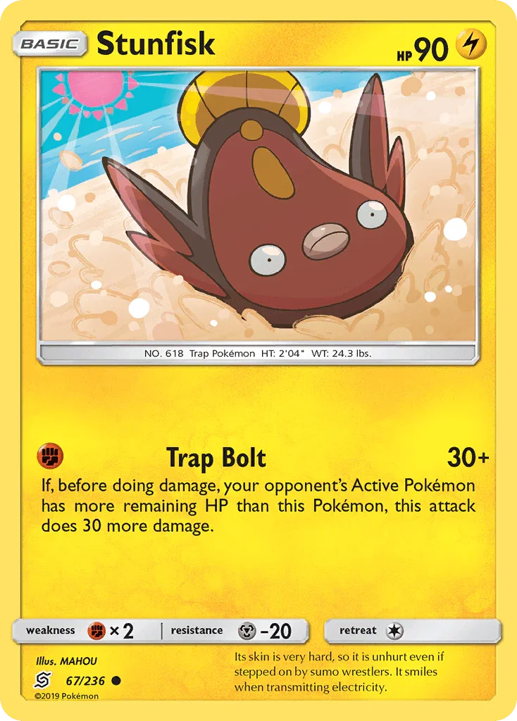 Stunfisk (67/236) – Sun & Moon: Unified Minds – For Sale