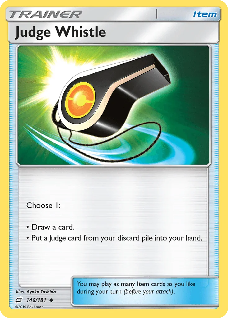 Judge Whistle (146/181) – Sun & Moon: Team Up | Fast Shipping