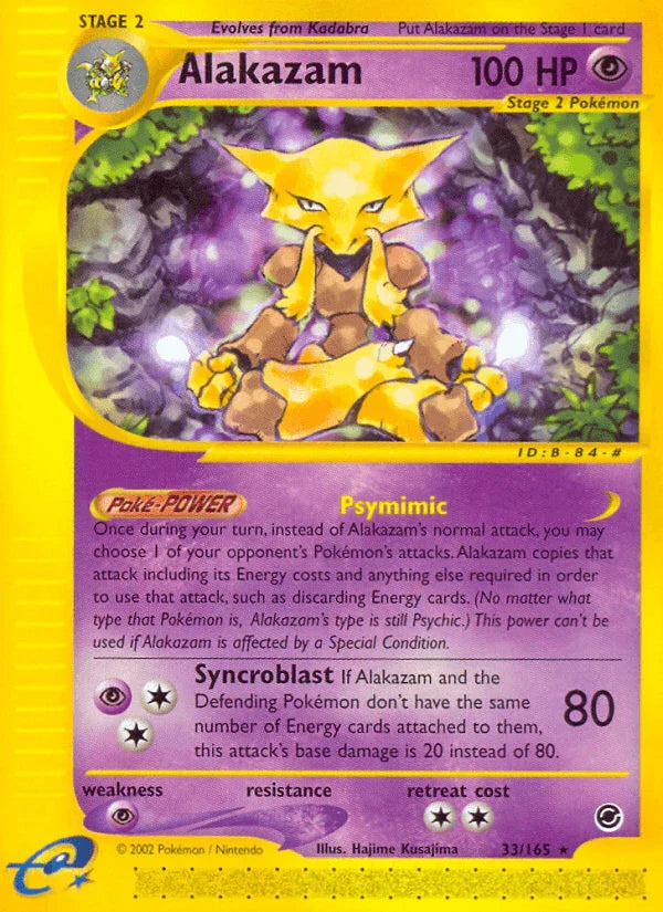 Alakazam (33/165) – Expedition: Base Set | Shop Today