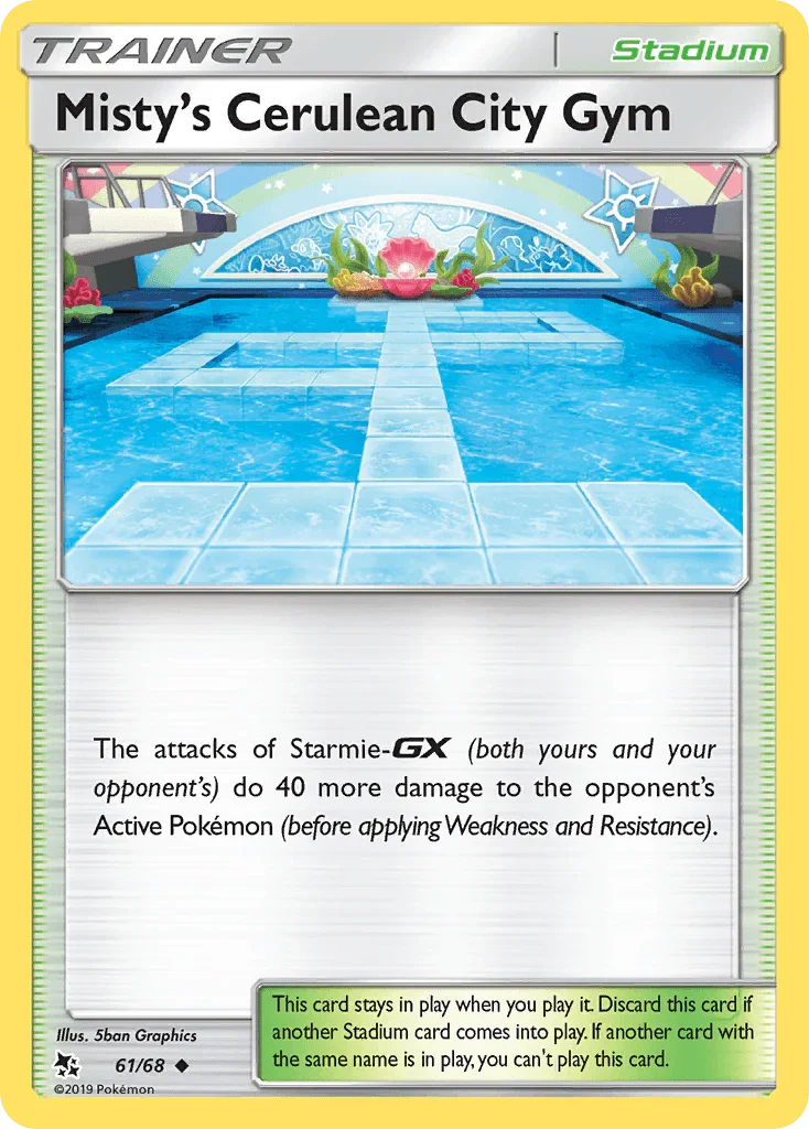Misty's Cerulean City Gym (61/68) – Sun & Moon: Hidden Fates | Buy Online