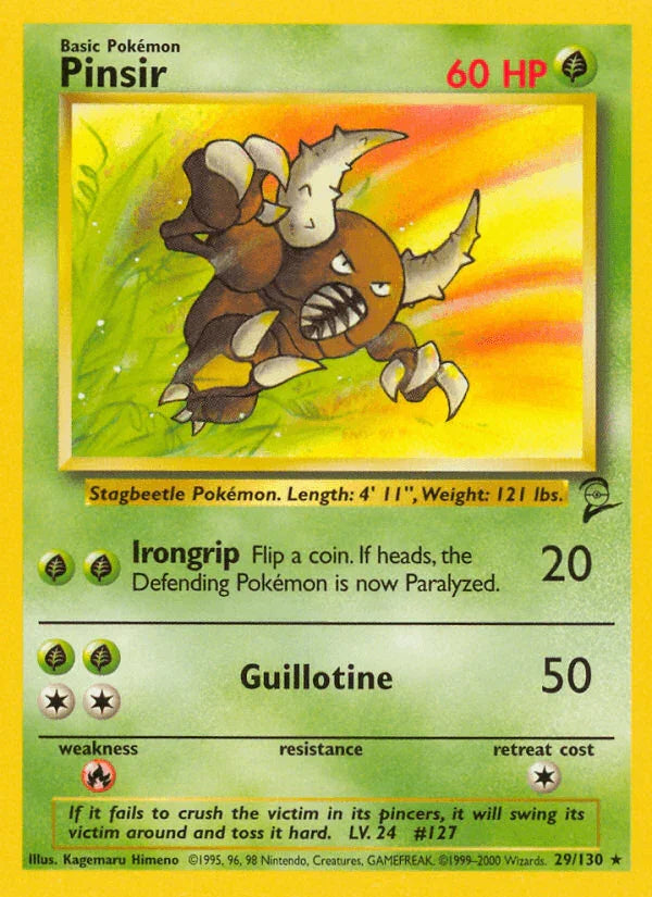 Pinsir (29/130) – Base Set 2 - Shop Now