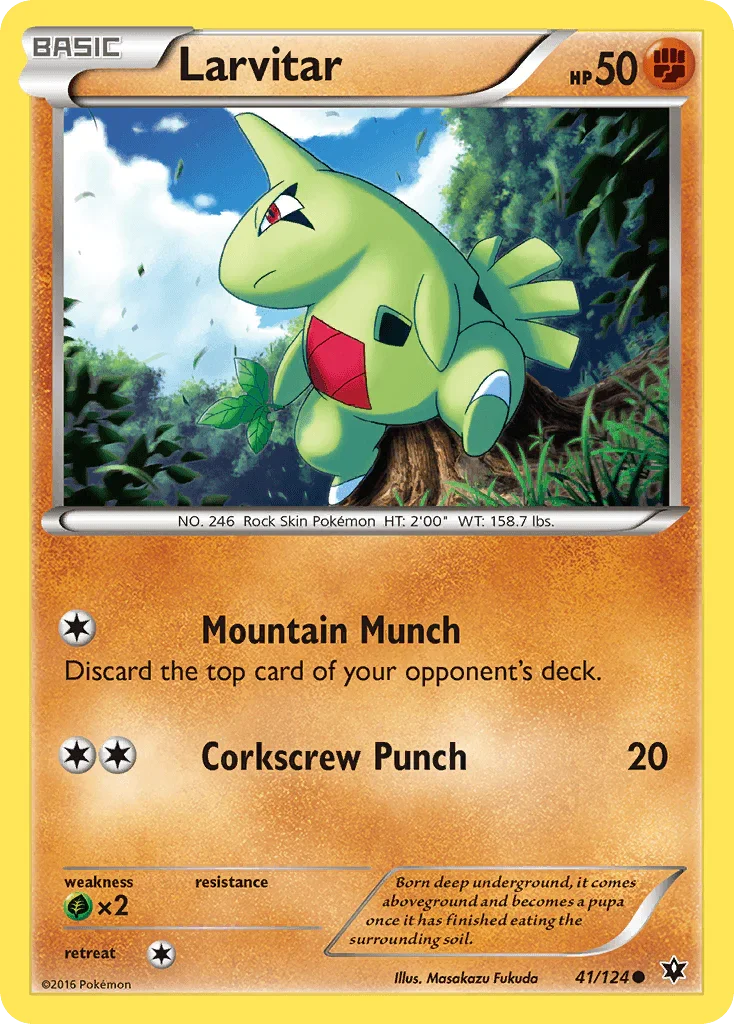 Larvitar (41/124) – XY: Fates Collide | Buy Online