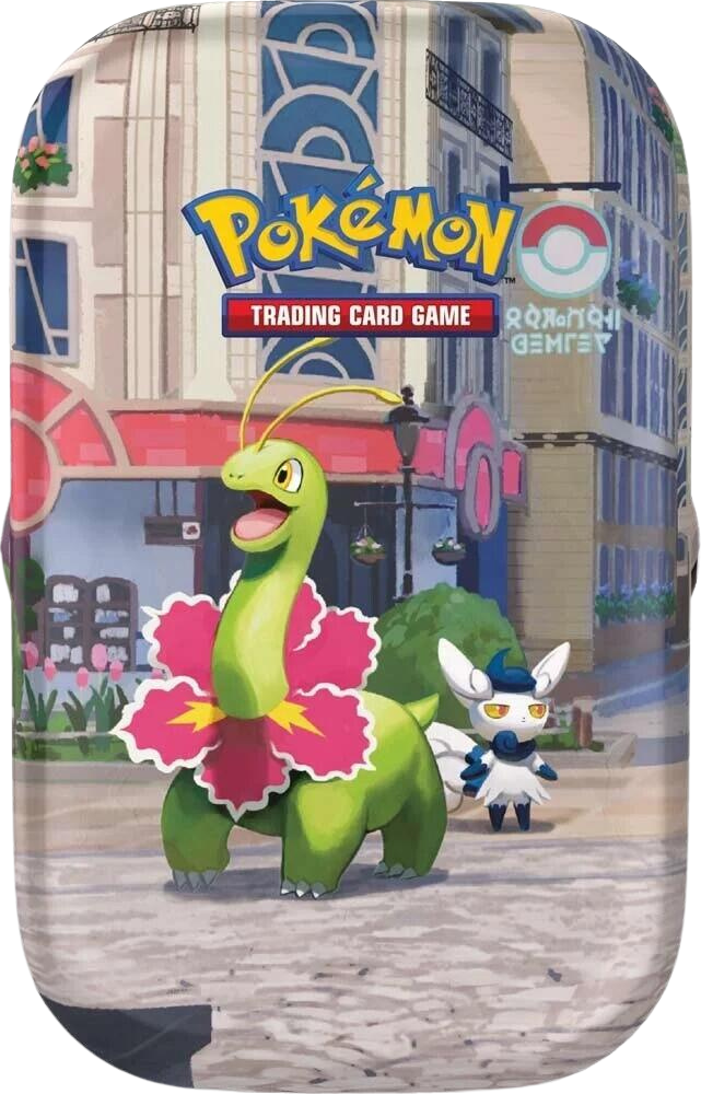 Lumiose City Mini Tin (Meganium & Meowstic) | Buy Online