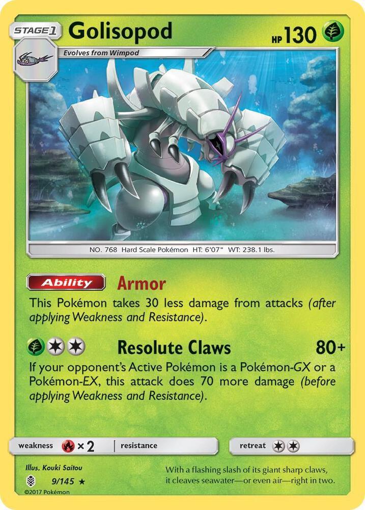 Golisopod (9/145) – Sun & Moon: Guardians Rising | Fast Shipping
