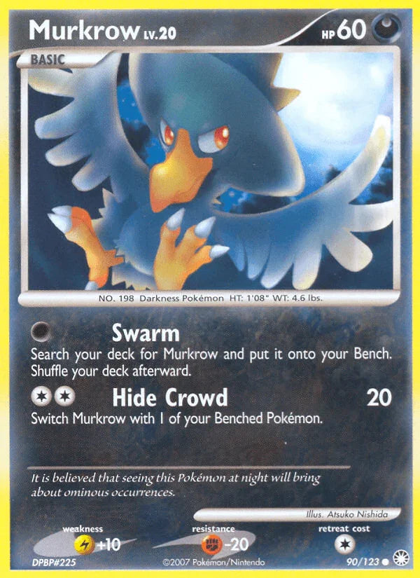Murkrow (90/123) – Diamond & Pearl: Mysterious Treasures | Buy Online