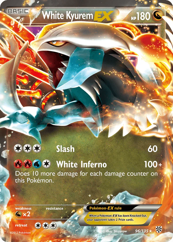 White Kyurem EX (96/135) – Black & White: Plasma Storm | Fast Shipping