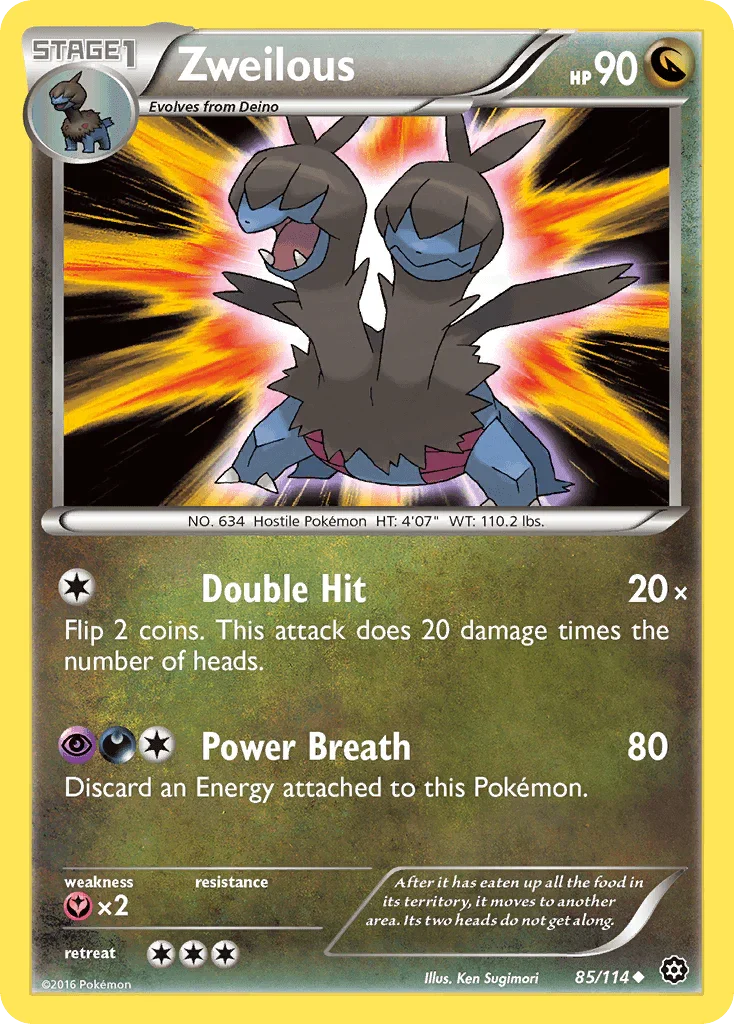 Zweilous (85/114) – XY: Steam Siege | Order Now