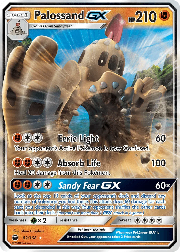 Palossand GX (82/168) – Sun & Moon: Celestial Storm - In Stock Now