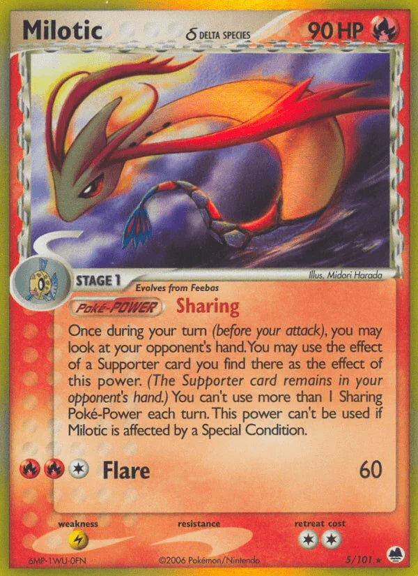 Milotic (5/101) – EX: Dragon Frontiers – Buy Now