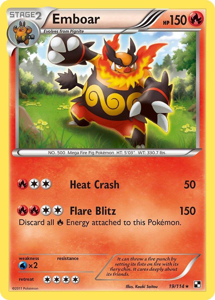 Emboar (19/114) – Black & White: Base Set – For Sale