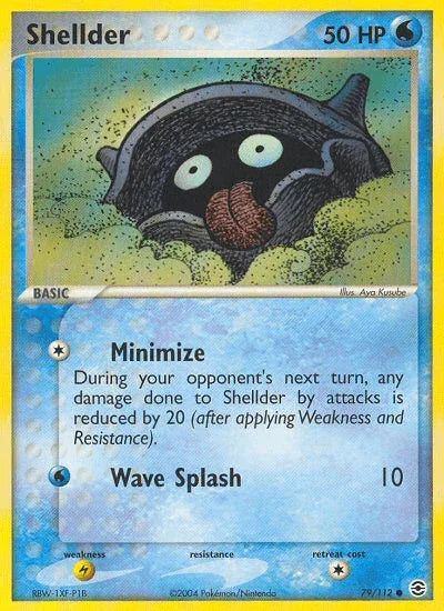 Shellder (79/112) – EX: FireRed & LeafGreen – For Sale