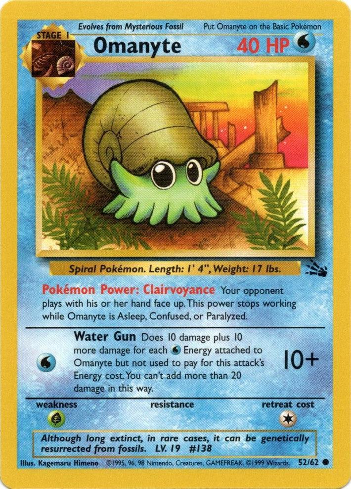 Omanyte (52/62) – Fossil Unlimited – For Sale
