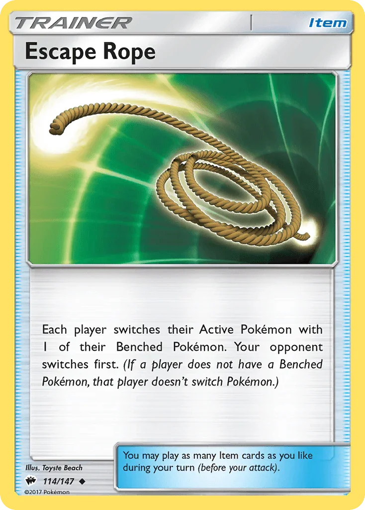 Escape Rope (114/147) – Sun & Moon: Burning Shadows – Buy Now