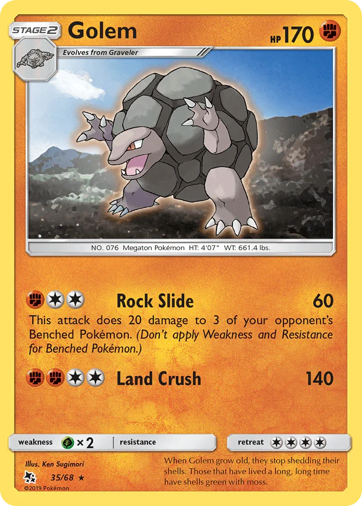 Golem (35/68) – Sun & Moon: Hidden Fates | Order Today