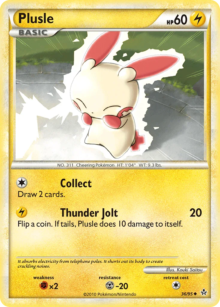 Plusle (36/95) – HeartGold & SoulSilver: Unleashed – Buy Now