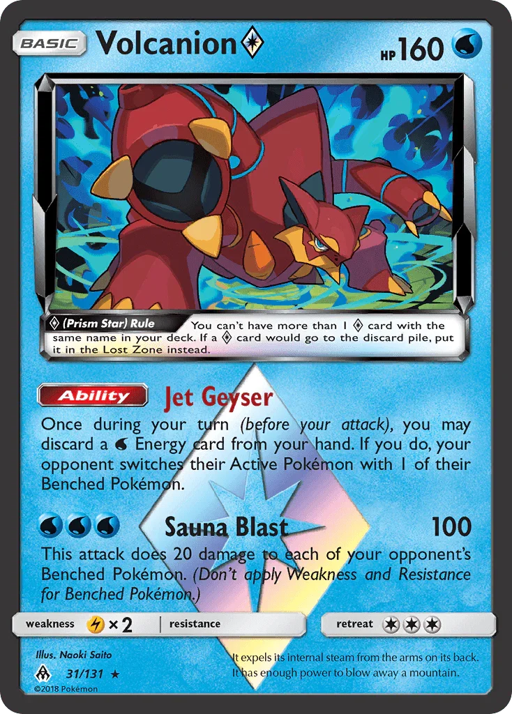 Volcanion (31/131) – Sun & Moon: Forbidden Light | Order Now