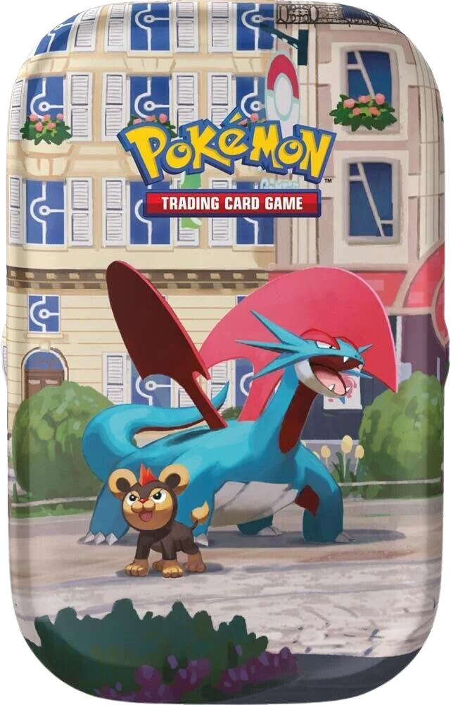 Lumiose City Mini Tin (Salamence & Litleo) – For Sale