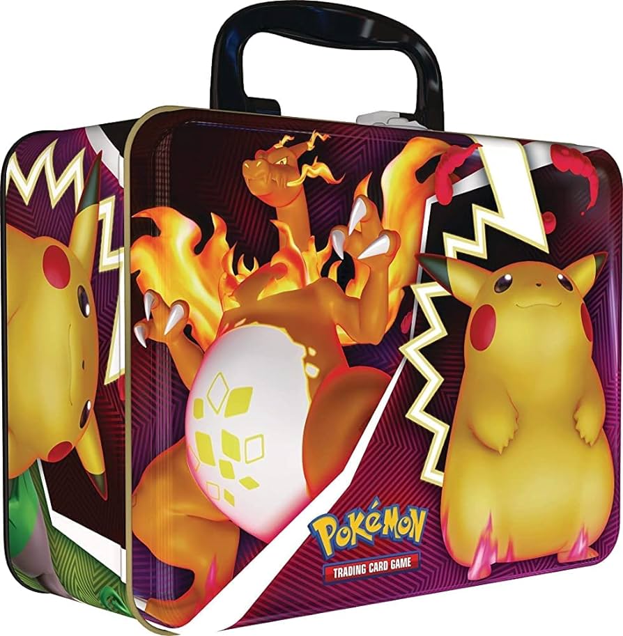 2020-2021 Pokemon TCG Fall Collectors Sealed Card Tin Chest Lunchbox | Buy Online