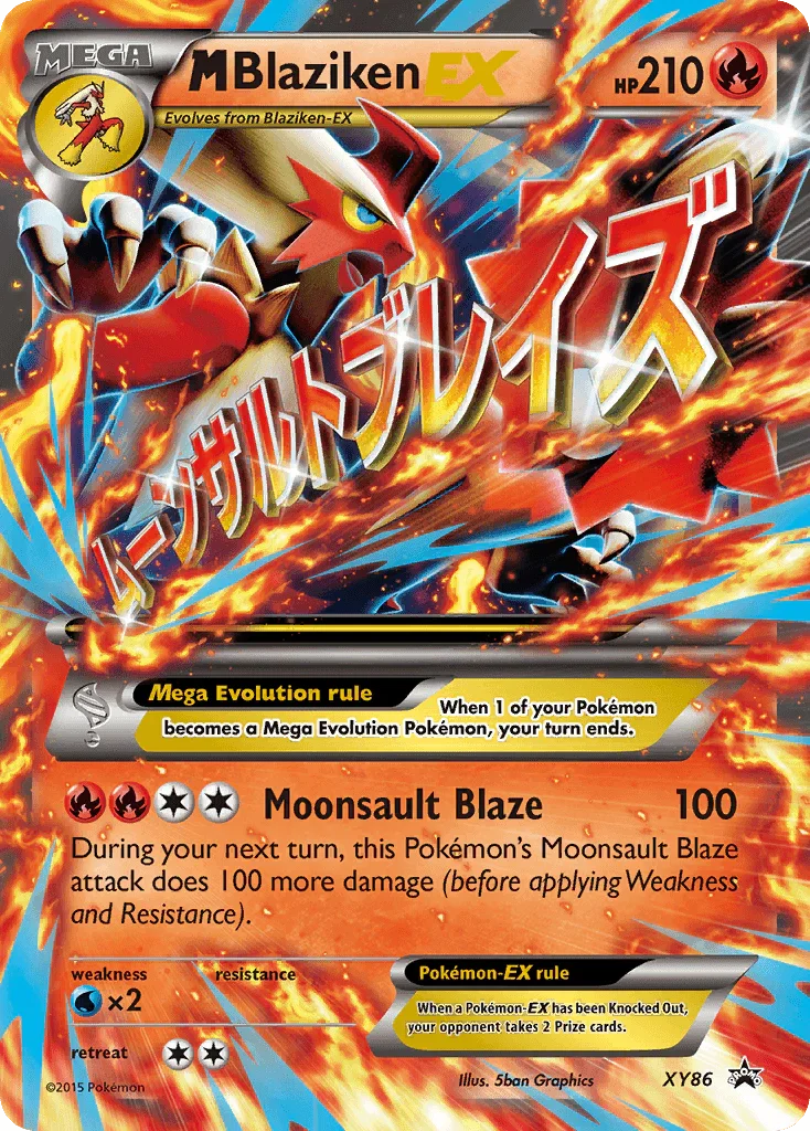 M Blaziken EX (XY86) – XY: Black Star Promos | Buy Online