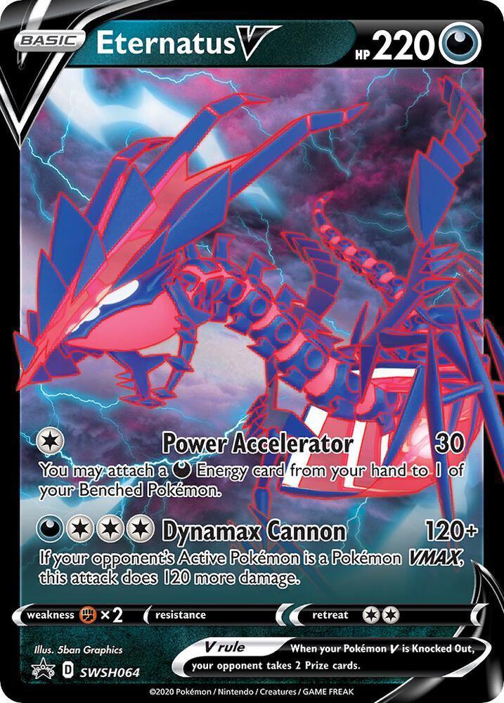 Eternatus V (SWSH064) – Sword & Shield: Black Star Promos - Authentic Card