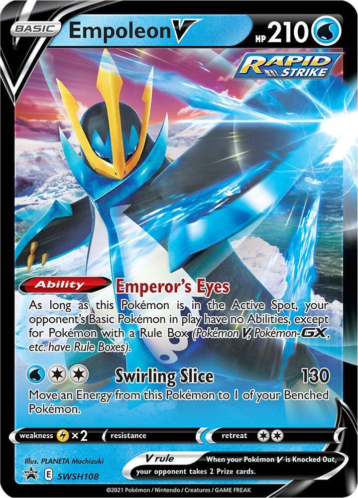 Empoleon V (SWSH108) – Sword & Shield: Black Star Promos – Buy Now