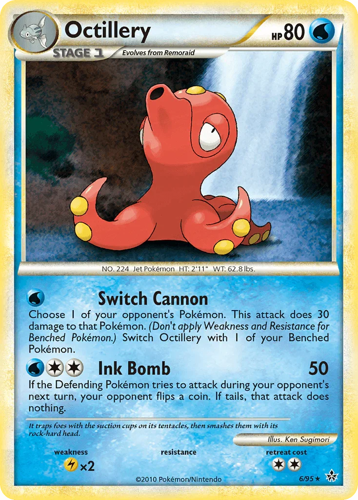 Octillery (6/95) – HeartGold & SoulSilver: Unleashed – For Sale