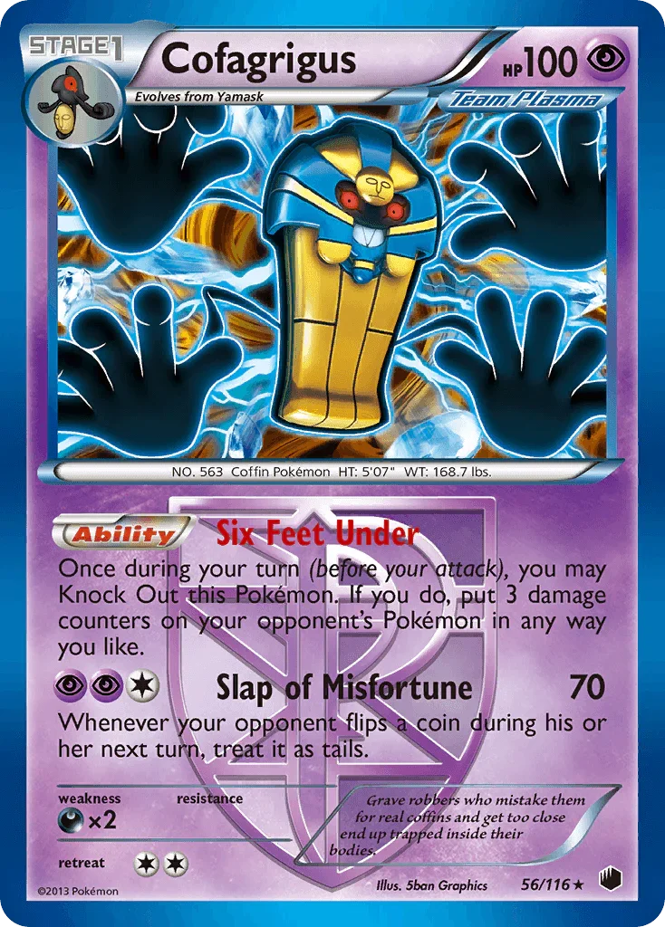 Cofagrigus (56/116) – Black & White: Plasma Freeze | Order Now