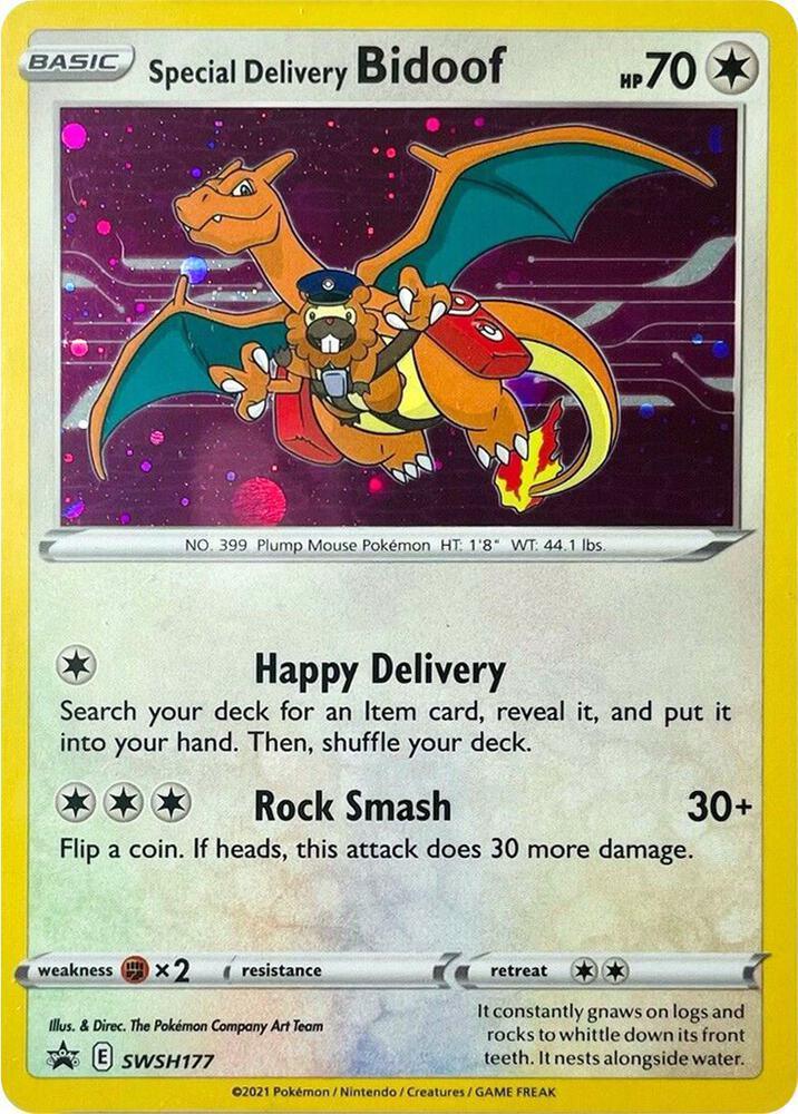 Special Delivery Bidoof (SWSH177) – Sword & Shield: Black Star Promos – Buy Now