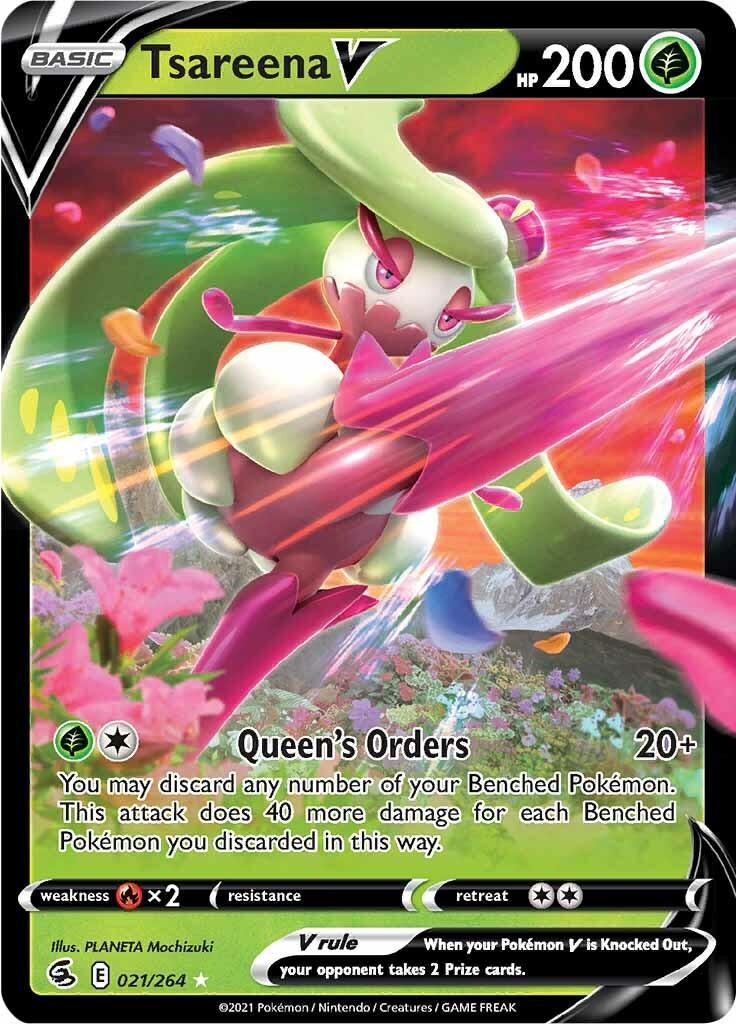 Tsareena V (021/264) – Sword & Shield: Fusion Strike | Order Now