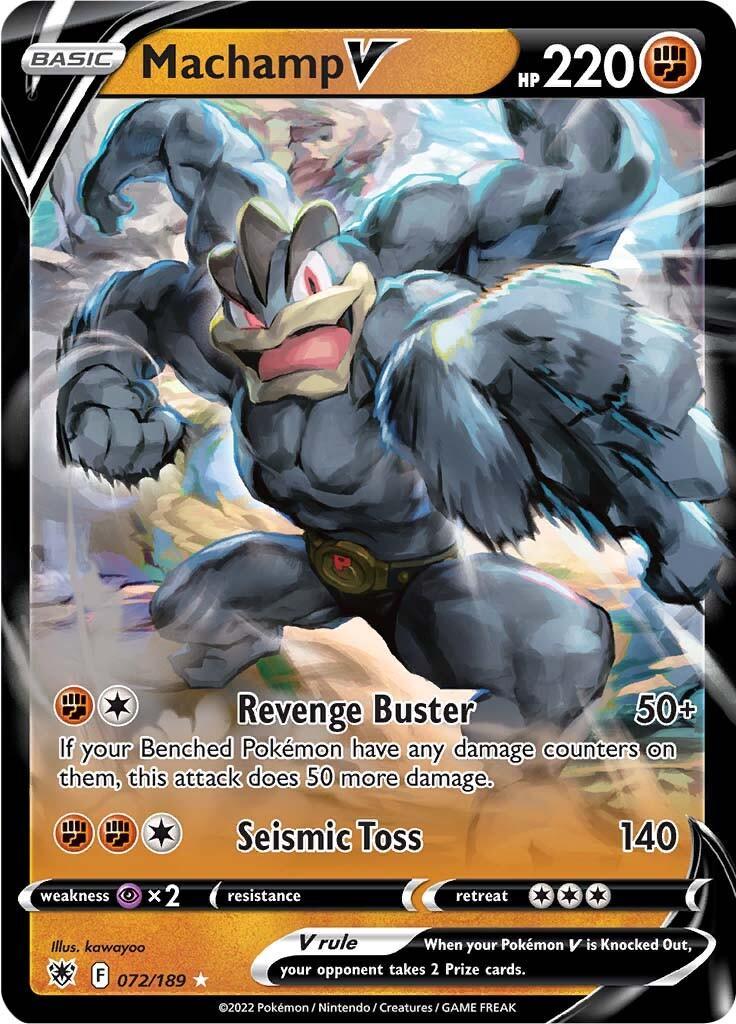 Machamp V (072/189) – Sword & Shield: Astral Radiance | Order Today