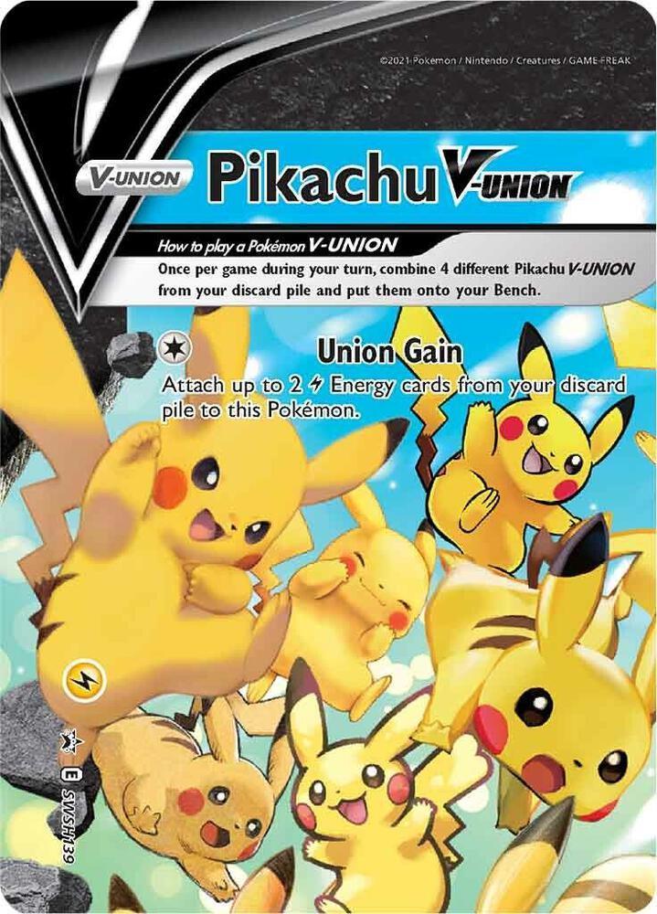 Pikachu V-UNION (SWSH139) – Sword & Shield: Black Star Promos - Shop Now