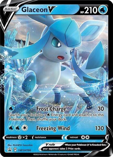 Glaceon V (SWSH196) – Sword & Shield: Black Star Promos – Buy Now