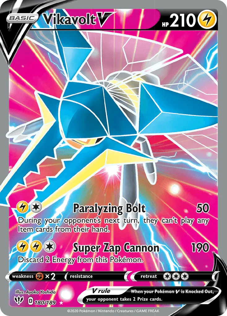 Vikavolt V (180/189) – Sword & Shield: Darkness Ablaze | Buy Online