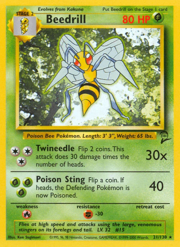 Beedrill (21/130) – Base Set 2 | Shop Today