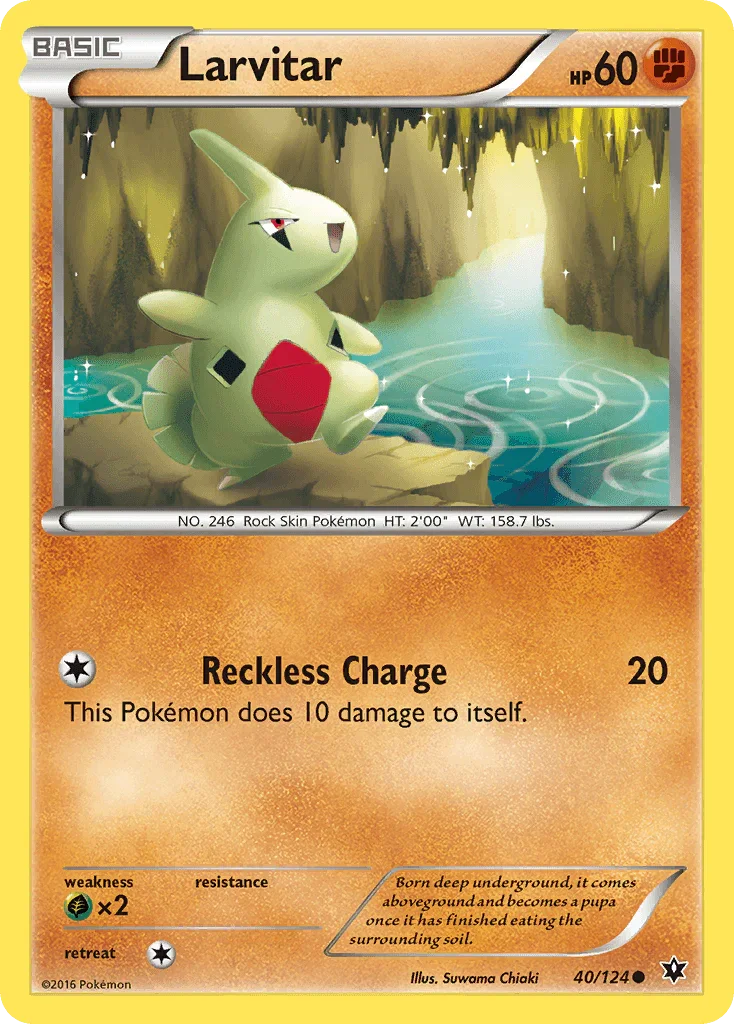 Larvitar (40/124) – XY: Fates Collide - Shop Now