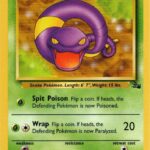Ekans (46/62) – Fossil Unlimited - Authentic Card