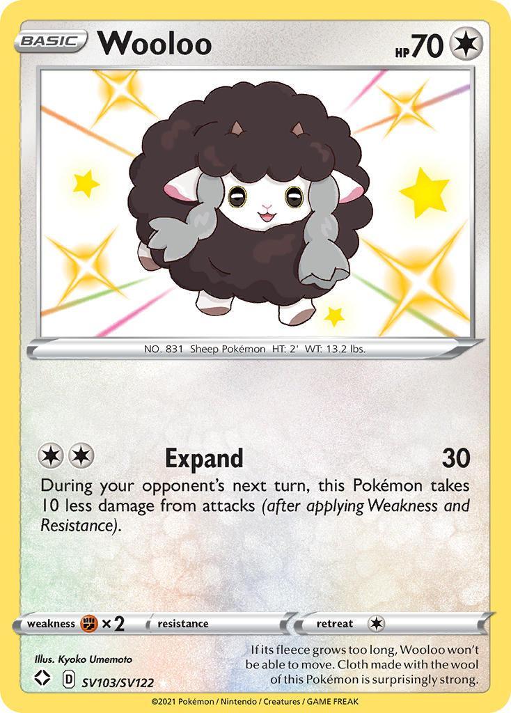 Wooloo (SV103/SV122) – Sword & Shield: Shining Fates – For Sale