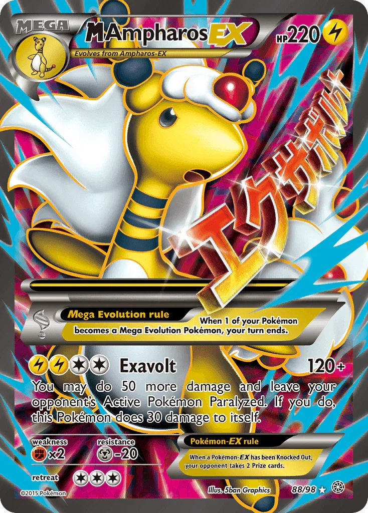 M Ampharos EX (88/98) – XY: Ancient Origins - Shop Now