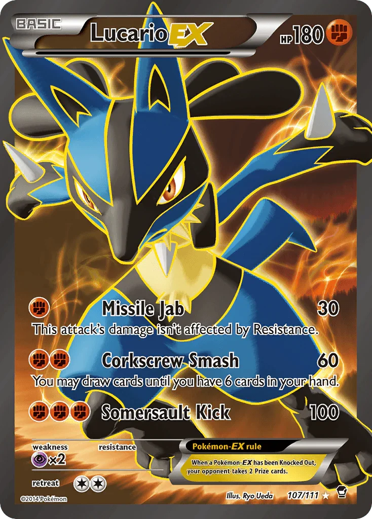 Lucario EX (107/111) – XY: Furious Fists | Shop Today