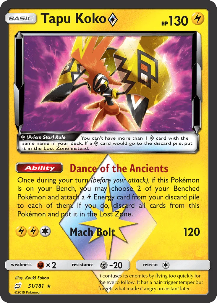 Tapu Koko (51/181) – Sun & Moon: Team Up | Order Today