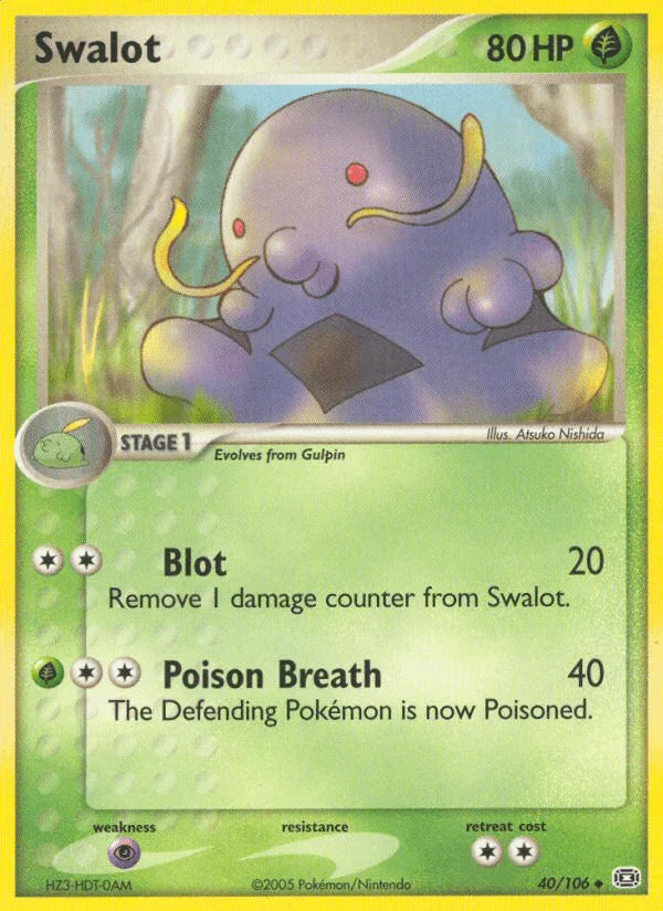 Swalot (40/106) – EX: Emerald | Buy Online