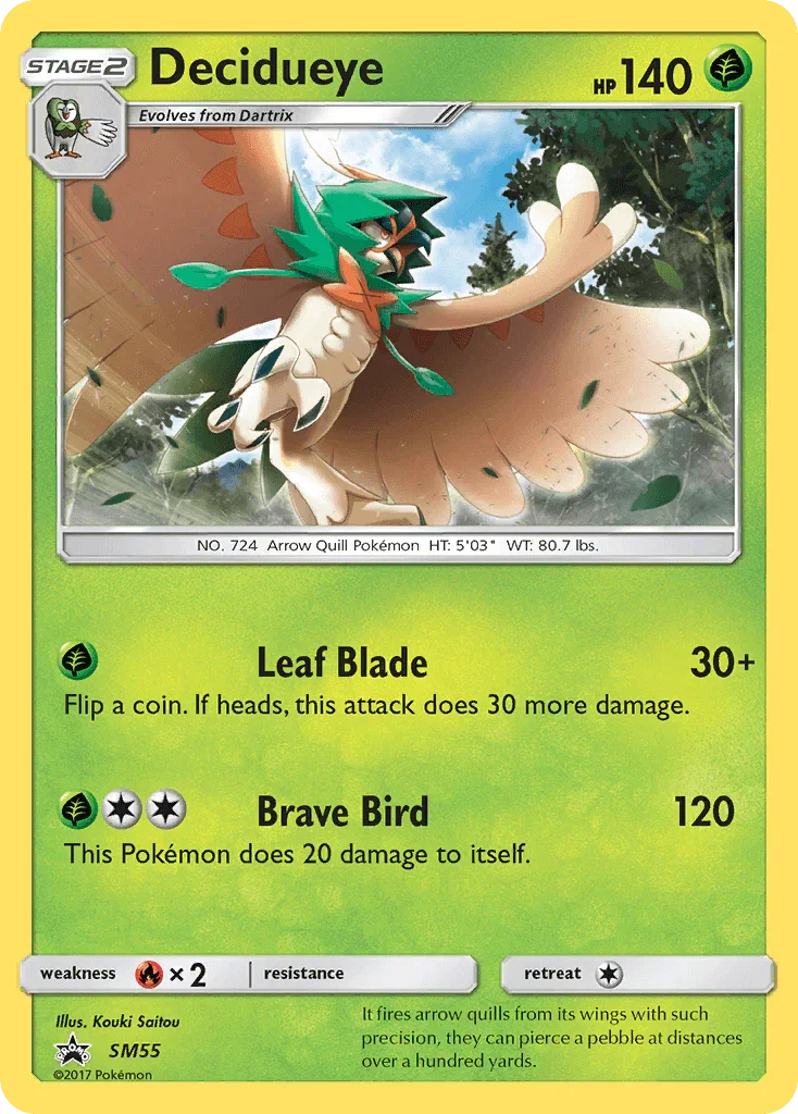 Decidueye (SM55) – Sun & Moon: Black Star Promos | Buy Online