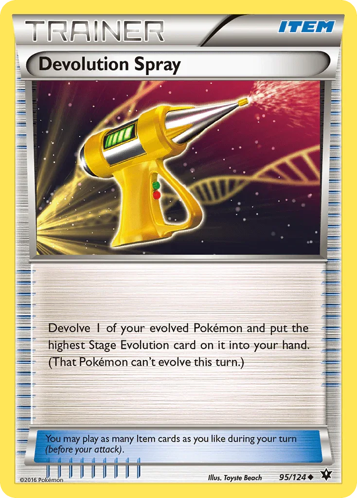 Devolution Spray (95/124) – XY: Fates Collide - Authentic Card