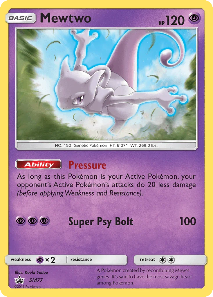 Mewtwo (SM77) – Sun & Moon: Black Star Promos | Buy Online