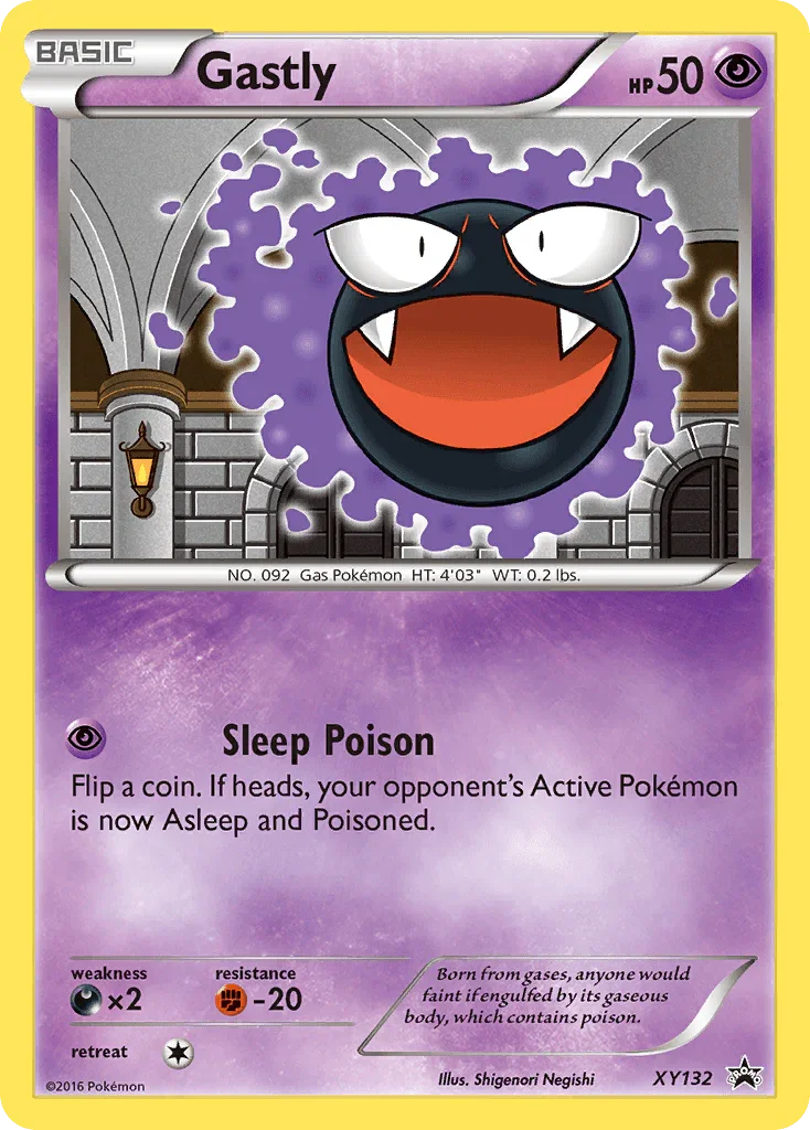 Gastly (XY132) – XY: Black Star Promos – For Sale