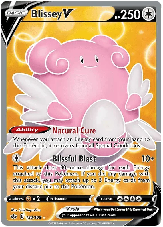 Blissey V (182/198) – Sword & Shield: Chilling Reign – For Sale