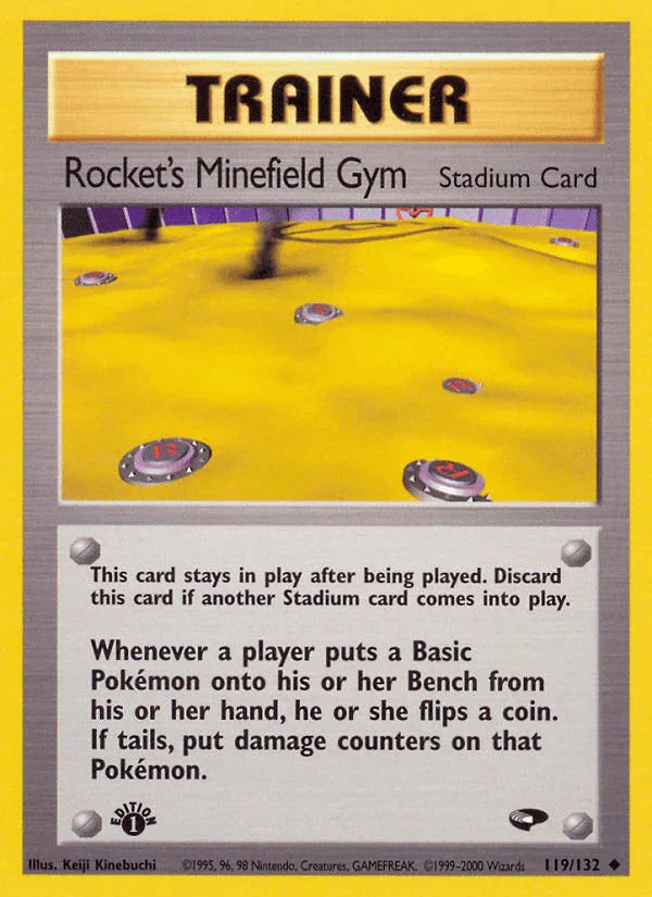 Rocket's Minefield Gym (119/132) – Gym Challenge 1st Edition - Shop Now